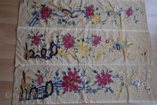 chinese embroidered  hand made                            