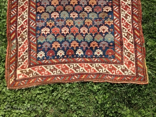 Kuba/Shirvan, 19th century, all wool, excellent condition, 79 inches x 47 inches.                     