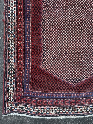 Simple graphic Afshar village rug. Circa 1900. Low even pile all over.
Email- owenrugs@gmail.com                    