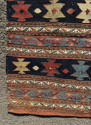 Antique north west Persian bagface. 19th century. 57x50cm. Enquiries-owenrugs@gmail.com                        