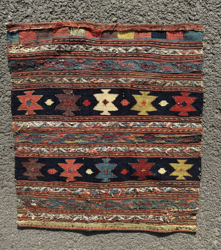 Antique north west Persian bagface. 19th century. 57x50cm. Enquiries-owenrugs@gmail.com                        