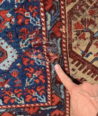Antique ottoman Kula rug. Early 19th century.                          