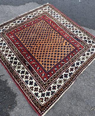 West Anatolian square rug. 19th century. Good condition. Email owenrugs@gmail.com                       