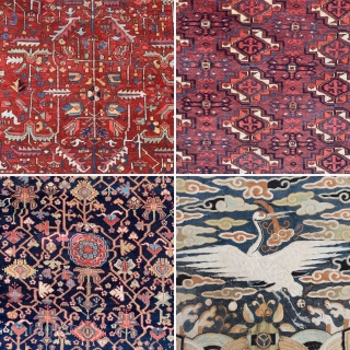 I will be exhibiting at next weeks Battersea decorative fair in London starting Tuesday at 12 pm running through til Sunday. Here’s just a few thumbnails of some of the rugs and  ...