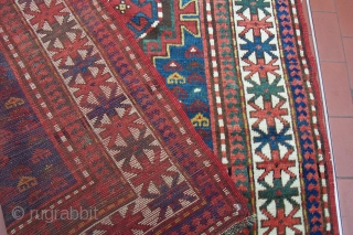 Kazak rug  Size cm. 210*130 
Good condition
p.cat                         