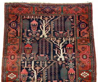 A Persian Bakhtiyar tribal rug
Age : End 19th century or 1st half of 20th century
size is 206 x 109cm or 6.9 x 4.2ft

For inquiries you can contact me by email or +92  ...