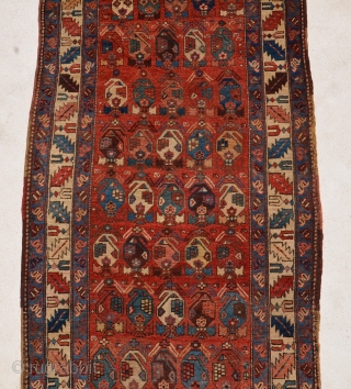 Caucasian Runner 19th century.
size is 385 x 120 cm or 12.8 x 3.11 ft                   