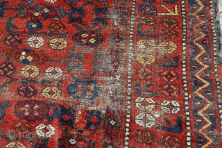 An Unusual Kyrgyz or Uzbek rug 1880
size is 350 x 183 cm


                     