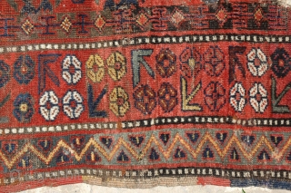 An Unusual Kyrgyz or Uzbek rug 1880
size is 350 x 183 cm


                     