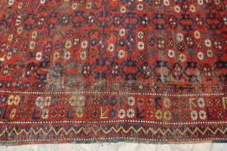 An Unusual Kyrgyz or Uzbek rug 1880
size is 350 x 183 cm


                     