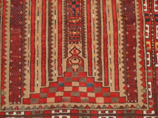 Exceptional Ersari Prayer rug dated to 1333 according to today's date is 1914, so it's 102 years old. Condition is quit good, it has good pile. it's size is 163 x 119  ...