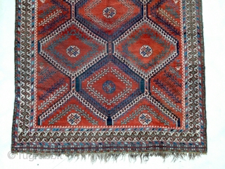 Antique Lauri? rug 1900, size is 314 x 220 cm                       