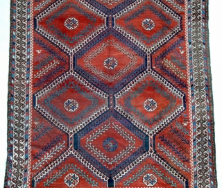 Antique Lauri? rug 1900, size is 314 x 220 cm                       