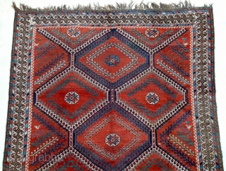 Antique Lauri? rug 1900, size is 314 x 220 cm                       