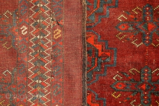 An Antique Ersari chuwal fragment 19th century,
size is 140 x 108                      