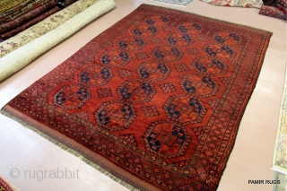 Antique Turkmen Ersari.
Elephant foot design Turkmen Rug.
Rust Color
on Sale only $1,999
For more information Please visit the link bellow. 
http://elegantorientalrugs.com/antique-rugs/8-x-10-antique-turkmen-ersari-rug-turkomen-              