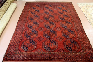 Antique Turkmen Ersari.
Elephant foot design Turkmen Rug.
Rust Color
on Sale only $1,999
For more information Please visit the link bellow. 
http://elegantorientalrugs.com/antique-rugs/8-x-10-antique-turkmen-ersari-rug-turkomen-              