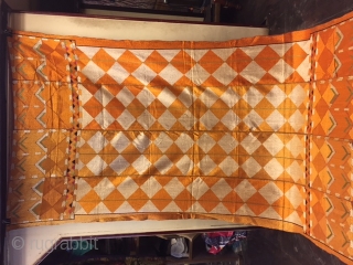 Phulkari From West(Pakistan)Punjab.India.known As burfi Design Bagh ,very Rare influence of Different Design of burfi                  