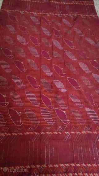 Very rare tota(parrot)Phulkari  Bagh from east punjab india in very good and mint condition.                  