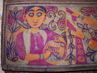 Rugrabbit note: this is not 18th century but a contemporary reproduction/ fake.




18th century mochi hand embroided leather purse from jadeja family from kutch gujarat with its very very fine intricate embroidery work  ...