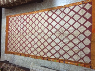 CHAND PHULKARI BAGH  FROM WEST PUNJAB (PAKISTAN)INDIA. WITH RARE DESIGN IN GOOD CONDITION.                   