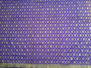 Vintage pitambari sari from Varanasi India of real zari used by the royal family’s in India the size of the sari is 196 inches X 42 inches . The sari is in  ...
