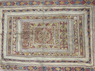 Vintage fine quality Kantha with very fine quality embroidery work from Rajshahi District of Bangladesh 1900C..the Kantha size is 167cm X 102cms.for more fine and better picture plz email us   