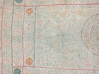 Kantha from  Jhikargachha village of Jessore District in the Division of Khulna, Bangladesh know for its finely hand embroidered work vintage Kanthas to its best embroidery  with the huge size  ...