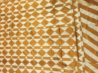 Old Phulkari bhag of 19 century  from west Punjab in very good condition from India  with beautiful design.             