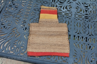 This is a late 19th century Afshar Salt Bag that measures 1.2 x 1.8 feet. It was an all-wool foundation and is made using 100% natural vegetable dyes.  A salt bag  ...