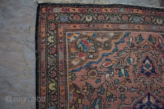 This is a full pile perfect condition antique Farahan Sarouk mat rug measuring 2x2.6 ft in size.

Sold thank you              
