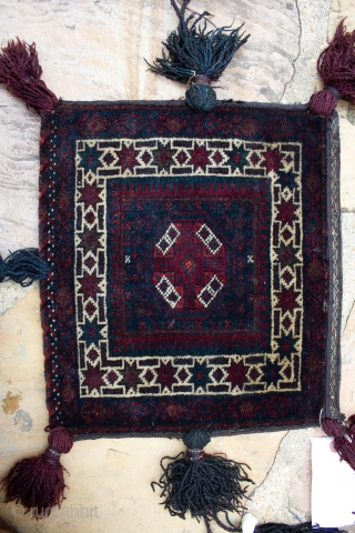 This is a Baluch double sided Chanteh woven during the beginning if the 20th Century circa 1900-1920.  ITs in perfect full pile condition with its original tassels and is made using  ...