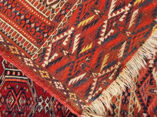 Turkman large tobra 25 x 54 inch super fine weave. Message me for extra picture or information.

Please email at pbeheshti@live.com because i have been told inquiries were sent but i never received  ...