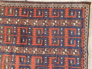 A unique baluch mat rug, size 24x46 inch. 

Please email at pbeheshti@live.com because i have been told inquiries were sent but i never received any emails.       