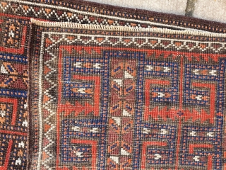 A unique baluch mat rug, size 24x46 inch. 

Please email at pbeheshti@live.com because i have been told inquiries were sent but i never received any emails.       