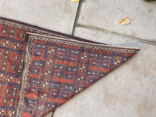 A unique baluch mat rug, size 24x46 inch. 

Please email at pbeheshti@live.com because i have been told inquiries were sent but i never received any emails.       