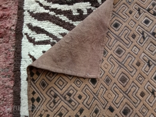 really very fine congo bakuba velvet panel of a good age ..                     