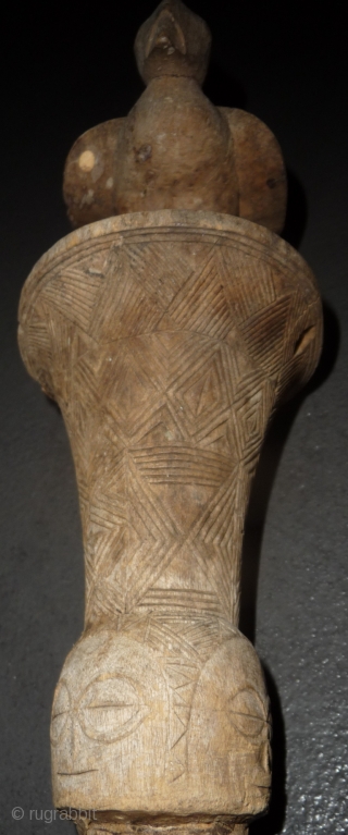 a beautiful and unusual songye wooden carving, seems to have a good age for an african artefact . approximately 30cm high. Democratic Republic of the Congo       