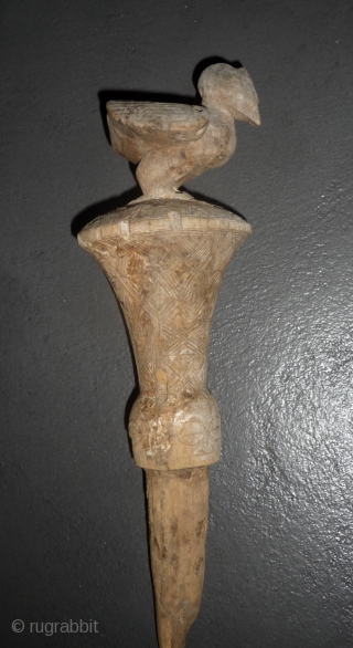 a beautiful and unusual songye wooden carving, seems to have a good age for an african artefact . approximately 30cm high. Democratic Republic of the Congo       