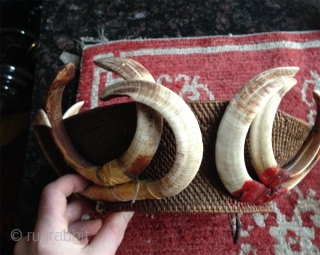 rare antique shaman hat presumably from the lisu people in the north western part of the yunnan province. the basketry work is woven in one piece and dates most probably from the  ...