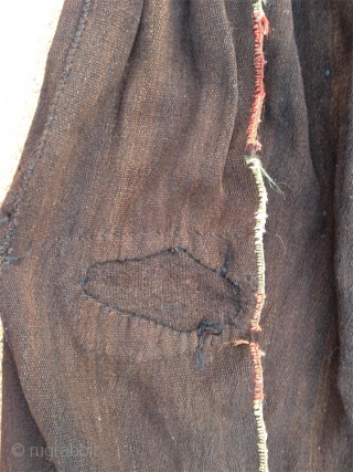 beautiful abrashed natural brown wool cape from the nuosu people- a subbranch of the yi group- northern yunnan, early 20th century. good condition with one old patch and couple of tiny holes.very  ...