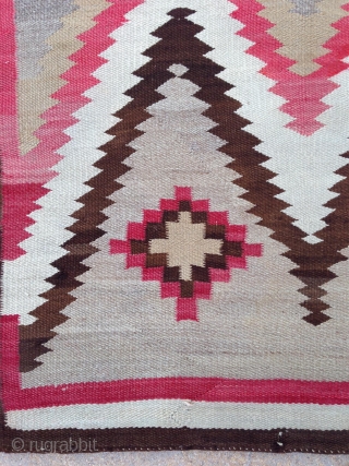 large antique navajo rug with beautiful design. very good original condition with no restoration. professionally cleaned. 200x 128cm               