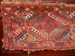 rare central asian torba, fanstactic wool and colors                         