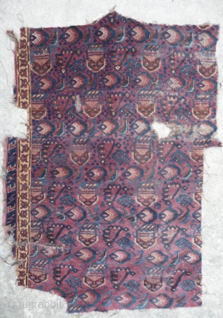 central asian rug fragment                             