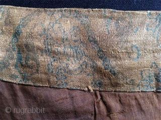 a very early and extremly rare 5-6th century central asian embroidered silk quiver fragment. this an opportuity for saving the cost of  a  C14 analyse as there is a published  ...