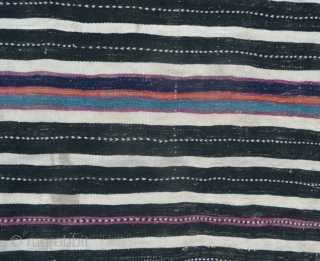 plesae check, i just added a main view of the tibetan stripes cover.
Here a super fine handira from possibly the ait hadiddou from the high atlas of marocco. it is super finely  ...