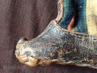 antique tibetan child boots. rare and inexpensive.                          