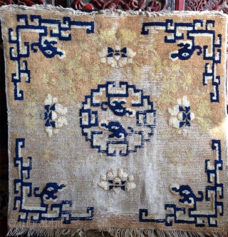 a beautiful big  bold ningxia square made between the qianlong and kangxi era, during the short yongzheng reign in the first third of the 18th century.a single throne seat not a  ...
