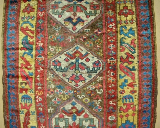 1850 Fantastic Kurdish long rug > Full pile!                         