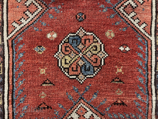 Melas small square prayer rug. 40x43". Very fine. 18th c. Please email: patrickpouler@gmail.com                    